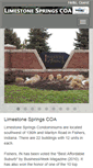 Mobile Screenshot of limestonespringscondos.com